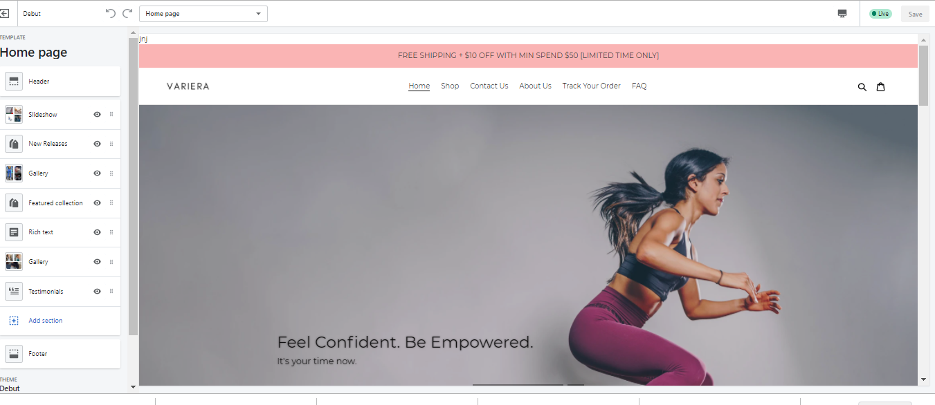Home Page Graphic Design